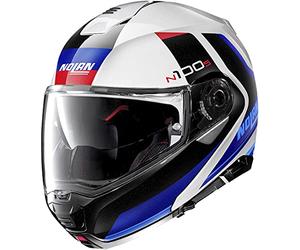 Nolan N100-5 Hilltop N-Com Flip-Up Helmet White/Red/Blue M (58)