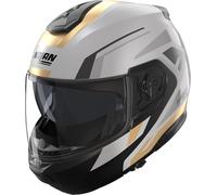 Nolan Helmet N100-6 Cinetico 360 Flip-up Modular, Matt Light Grey/Grey/Black/Gold, M