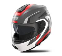 Flip-Up Helmet Nolan N100-6 CINETICO 361 Grigio lava / Bianco / Rosso