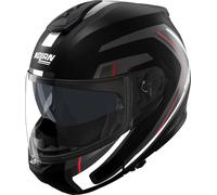 Nolan N100-6 Radiante Helmet, black-grey-red, size L for Men