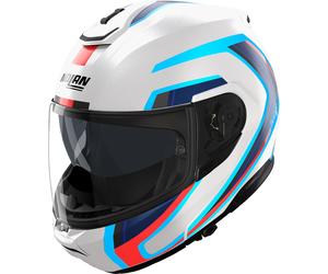 Nolan N100-6 Radiante 358, flip up helmet L Black/Dark Grey/Red/White/Green