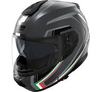 Nolan N100-6 Radiante 359, flip up helmet S Black/Dark Grey/Red/White/Green