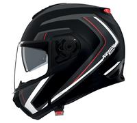Nolan N100-6 RADIANTE Flip-Up Helmet unisex Matt/Black/White/Red, XS
