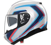 Nolan N100-6 RADIANTE Flip-Up Helmet unisex White/Blue/Red, XL