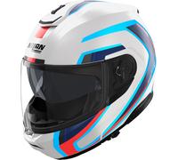 Flip-Up Helmet Nolan N100-6 RADIANTE 358 Bianco / Blu / Rosso