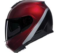 Nolan N100-6 Vern Speciale Flip Up Motorcycle Helmet - Red / Black / Silver