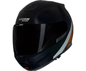 Nolan N100-6 Verniciatura Speciale 343, flip up helmet L Black/Dark Orange/Light Grey