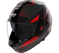 Flip-Up Helmet Nolan N120-1 CICLONE 364 Grigio lava / Nero / Rosso