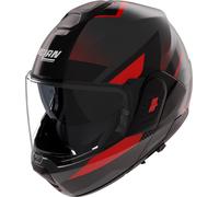 Flip-Up Helmet Nolan N120-1 CICLONE 364 Grigio lava / Nero / Rosso