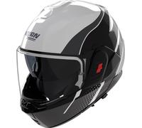 Nolan N-120-1 Fluente Modular Helmet White/Black/Anthracite MetalM White,Black,Anthracite Metal