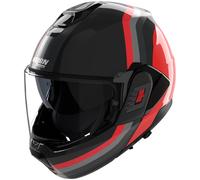 Nolan Helmet N120-1 Lineo Modular Black/Red/Grey Size S