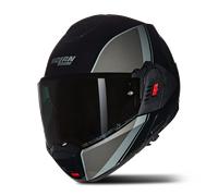 Flip-Up Helmet Nolan N120-1 VERNICIATURA SPECIALE 341 Nero / Grigio / Argento