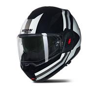 Nolan N120-1 Modular Helmet Black/White/SilverXL Black,White,Silver