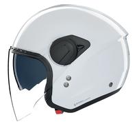 Nolan N20-2 Classico Open Face Motorcycle Motorbike Helmet - White Metal