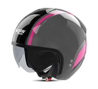Nolan N20-2 Dolce Vita Jet Helmet, black-pink, size L for Men