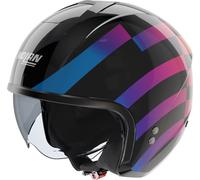 Nolan N20-2 Policromo 345, open face helmet L Black/Blue/Purple/Pink/Yellow