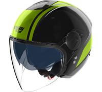 Nolan N20-2 Visor Dolce Vita 352, open face helmet M Black/Light Green