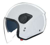Nolan N20-2 Visor Open Face Motorcycle Motorbike Helmet Classico Metal White