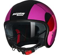 Nolan N21 06 Bicromo Jet Helmet, black-red-purple, size XL for Men