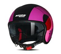 Nolan N21 Open Face Helmet Black/Violet/OrangeXL Black,Violet,Orange