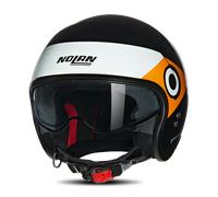 Nolan N21 Open Face Helmet Black/White/OrangeXL Black,White,Orange