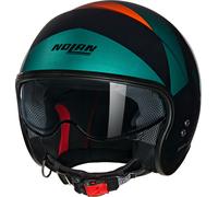 Nolan N21 Tangente 347, open face helmet M Black/Dark Green/Orange