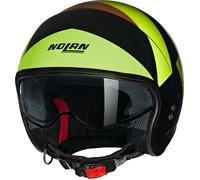 Nolan N21 Tangente 348, open face helmet M Black/Light Green/Brown