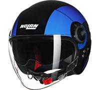 Nolan N21 Visor 06 Bicromo Jet Helmet, black-blue, size S for Men