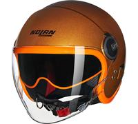 Nolan N21 Visor 06 Ocio Jet Helmet, orange-brown-beige, size S for Men