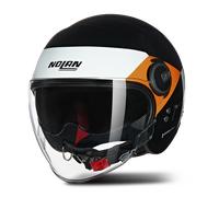 Nolan N21 Visor Open Face Helmet Black/White/OrangeM Black,White,Orange