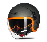 Nolan N21 Visor Open Face Helmet Grey/OrangeL Grey,Orange