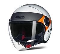 Nolan N21 Visor Open Face Helmet White/Black/OrangeM White,Black,Orange