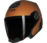 Nolan N40-5 06 Classico Nobile N-Com Jet Helmet, brown-beige, size S for Men