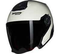 Nolan N40-5 06 Classico Nobile N-Com Jet Helmet, white, size L for Men