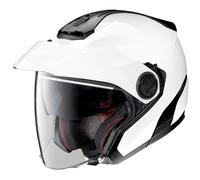 Nolan N40-5 Classic ECE 22.06 N-Com Motorcycle Motorbike Helmet - Metal White