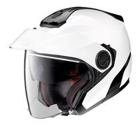 Nolan N40-5 Classic ECE 22.06 N-Com Motorcycle Motorbike Helmet - Metal White