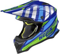 Nolan N53 Cliffjumper Motocross Helmet, green-blue, size L for Men