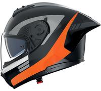 Nolan N60-6 Sport Contrasto 357, full face helmet M Matt Black/Orange/Grey