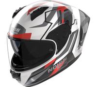 Nolan Full-Face Helmet N60-6 Sport Corsa 356 White/Grey/Red/Silver Size L