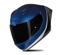 Full-Face Helmet Nolan N60-6 SPORT VERNICIATURA SPECIALE Blu / Nero / Argento