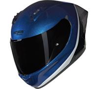 Full-Face Helmet Nolan N60-6 SPORT VERNICIATURA SPECIALE Blu / Nero / Argento