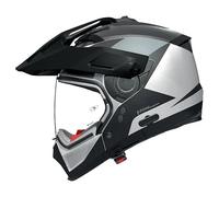 Nolan N70-2 X 06 Turbine Helmet, black-white, size S for Men