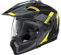 Nolan N70-2 X 06 Skyfall N-Com Helmet, black/grey/yellow, size S (56)