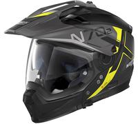 Nolan N70-2 X Bungee N-Com Helmet, black-yellow, size XS for Men