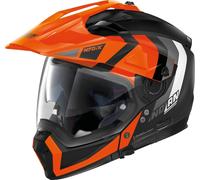 Nolan N70-2 X Decurio N-Com Helmet, black-orange, size 2XS for Men