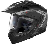 Nolan N70-2 X Grandes Alpes N-Com Helmet, black matt/silver, size XXS (54)