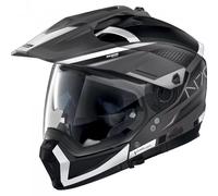 Nolan N70-2 X Motorcycle Adventure Helmet - Earthquake N-Com Lava Grey / White
