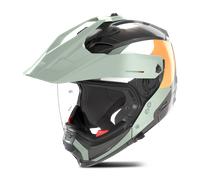 Crossover Helmet Nolan N70-2 X SELVADO 348 Nero/Verde grigio/Bianco/Arancione