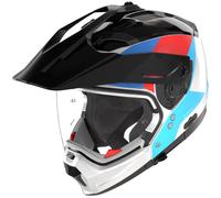 Nolan N70-2 X 06 Turbine Helmet, black/white/blue, size XXL (63)