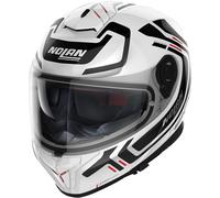 Nolan N80-8 Ally N-Com Helmet, black-white, size 2XS 53 54 for Men
